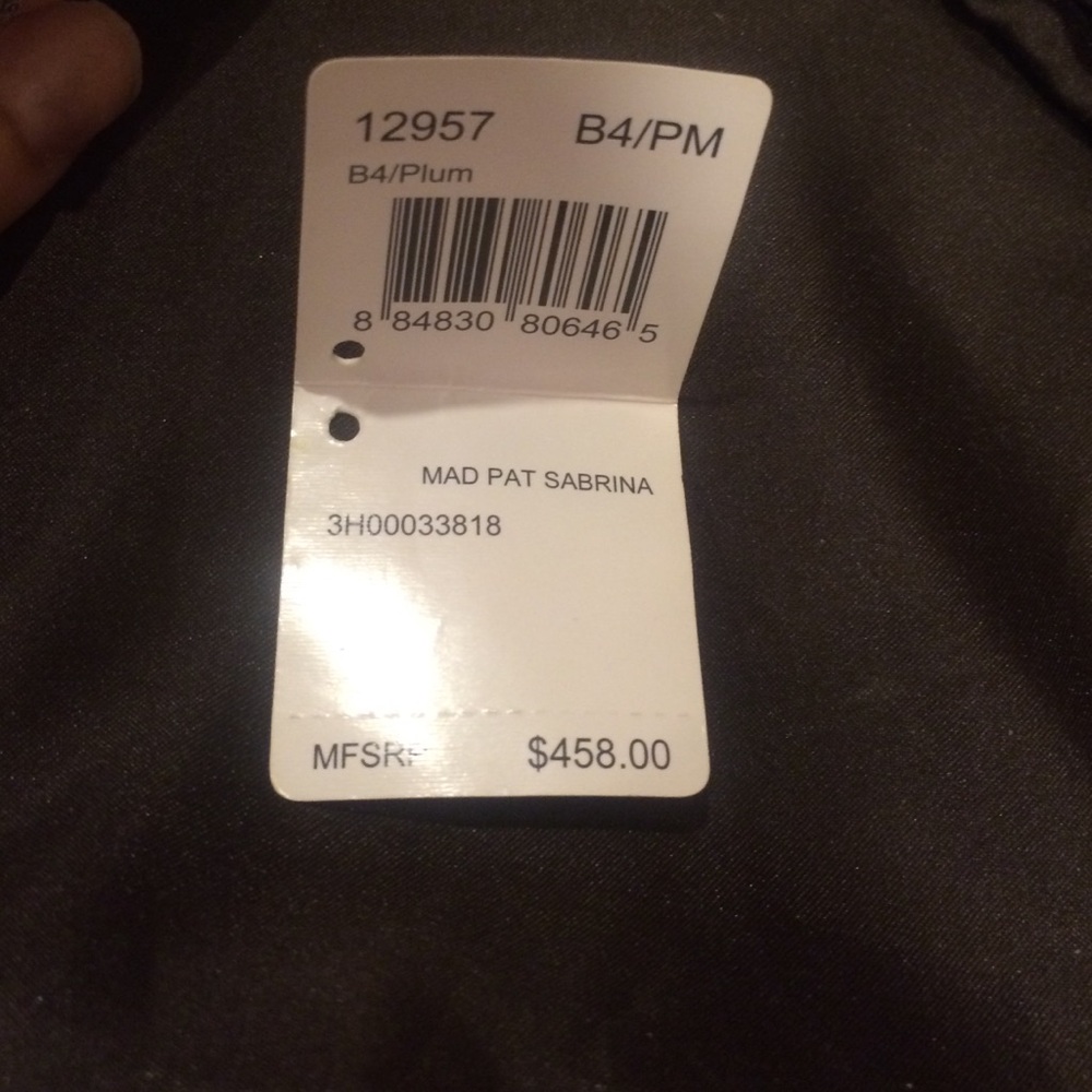 Authentic Coach Plum Patent leather Sabrina  ❄️ - Picture 4 of 7